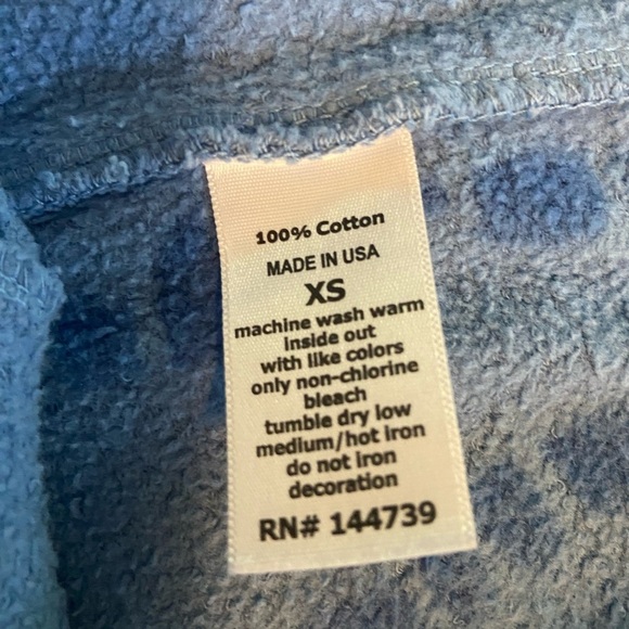 Roller Rabbit Petite Joggers XS – Monkey Detail, Blue Tie-Dye - Picture 7 of 10